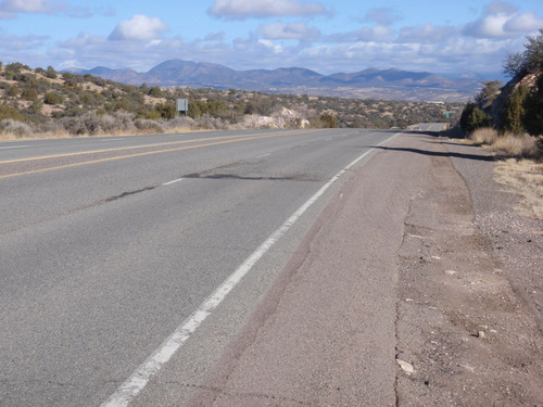 Our longest downhill run ever, while biking up to higher elevations.